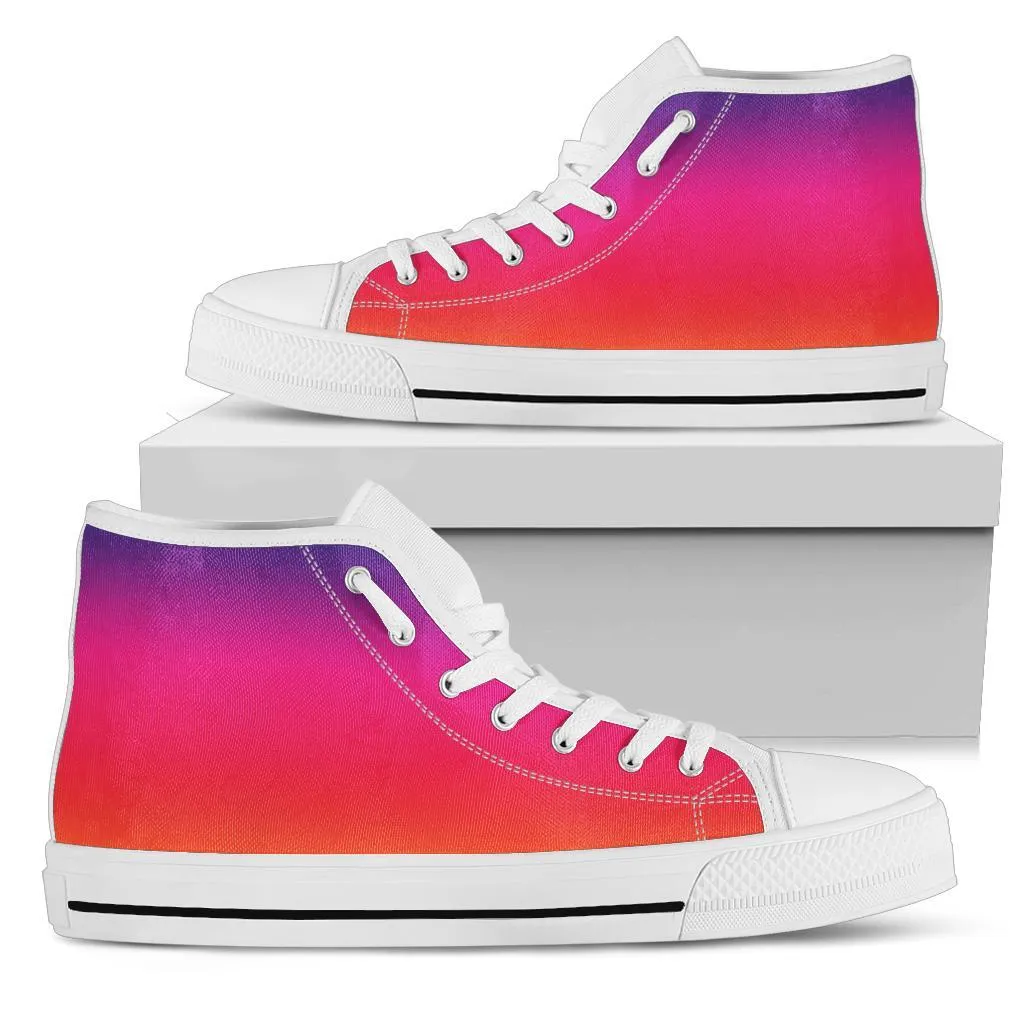 High Top Sneakers - Unisex Colorful Sneakers #1 | Custom Sneakers Women, Custom Women's Sneakers, Customized Sneakers, High Top Sneakers for Women