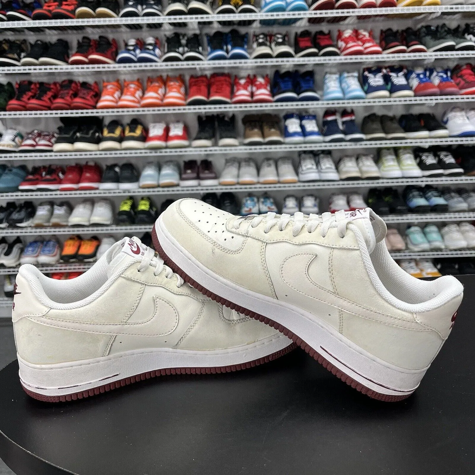 Nike Air Force 1 '07 Sail Team Red 315122-918 Men's Size 10