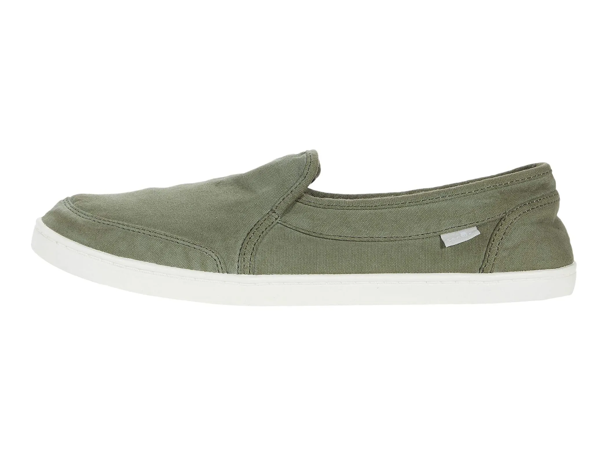 Sanuk PAIR O DICE Casual Canvas Slip On Loafers MILITARY GREEN (7.5, MILITARY GREEN)